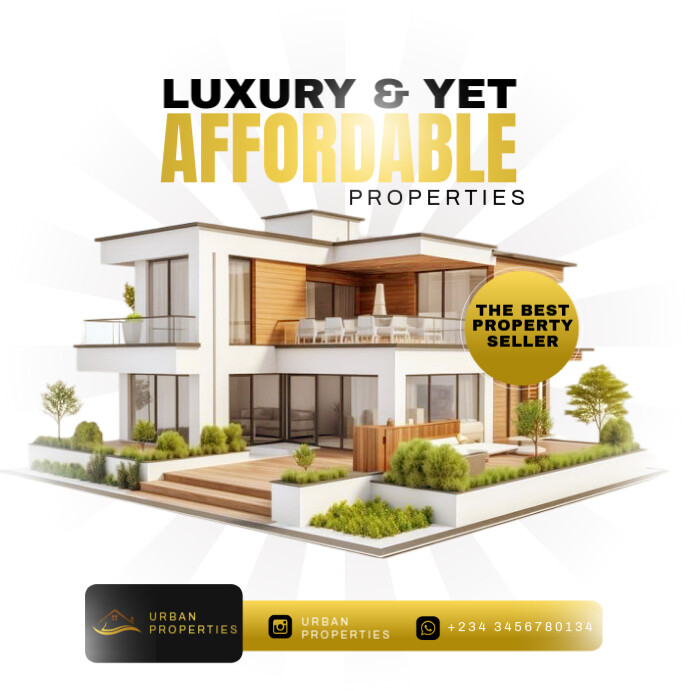 Copy of White Maximalist Real Estate Flyer Design Instagram Post ...