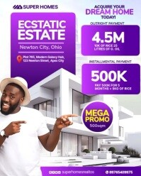 White Maximalist Real Estate Video Template  Instagram Portrait