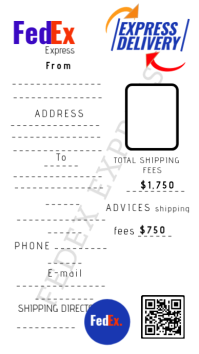 White Maximalist Receipt For Express Delivery Instagram Story template