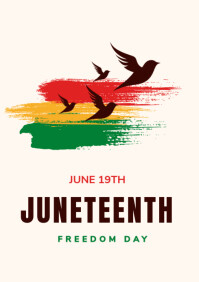 Blanco Juneteenth Celebration A2 Template