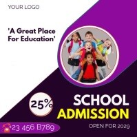 Wit School Admission Wpis na Instagrama Template