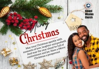White Maximalist Season Greetings  A4 template