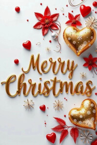 White Maximalist Season Greetings  Banner 4' × 6' template
