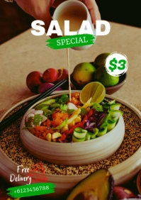 White Maximalist Special Salad A2 template