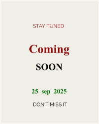 White Maximalist Stay Tuned Coming Soon  Instagram Portrait template