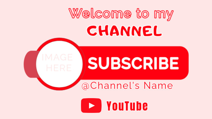 White Maximalist Subscribe To My Channel  Youtube Thumbnail template