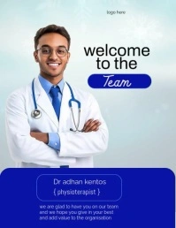 White Maximalist Team Flyer (us Letter) Pamflet (VSA Brief) template