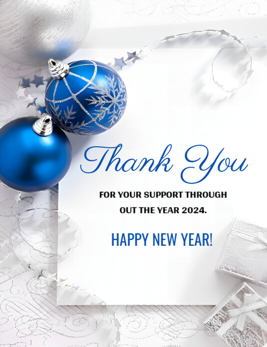 Copy of White Maximalist Thank You Card Flyer (us Letter) | PosterMyWall