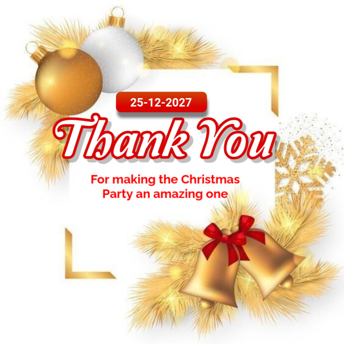Copy of White Maximalist Thank You Card Instagram Post | PosterMyWall