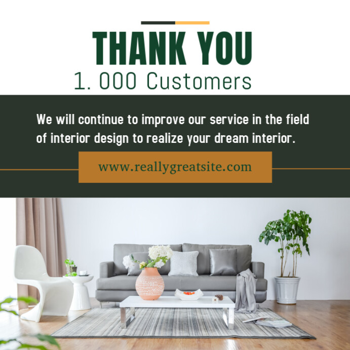 Copy of White Maximalist Thank You Customers Online Design Flyer ...