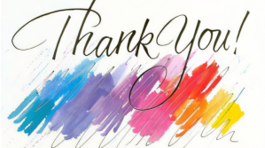 Wit White Maximalist Thank You  Digital Display (16:9) Digitalt display Template