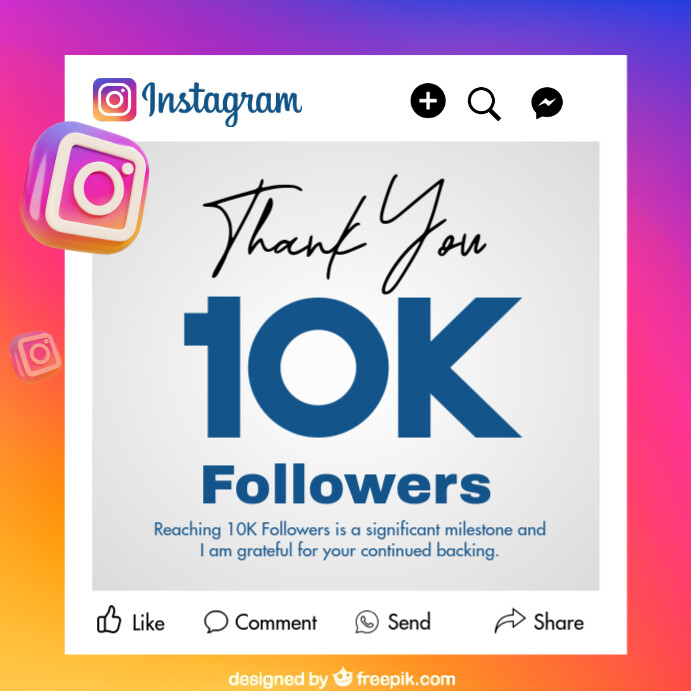 White Maximalist Thank You For Instagram Followers Instagram Post ...
