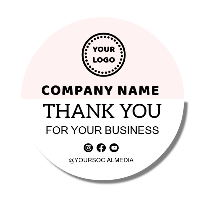 Copy of White Maximalist Thank You For Your Business Instagram Post ...