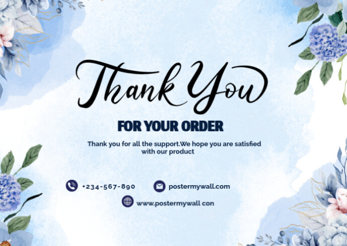 Copy of White Maximalist Thank You For Your Order We Appreciate Your ...