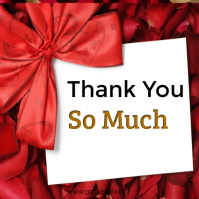 White Maximalist Thank You  Instagram Post Iphosti le-Instagram template