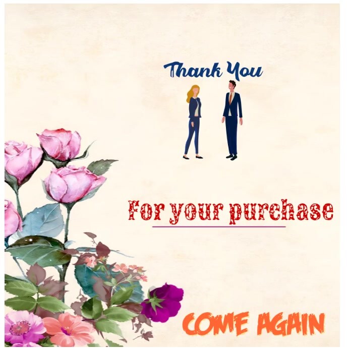 White Maximalist Thank You Instagram Post Template | PosterMyWall
