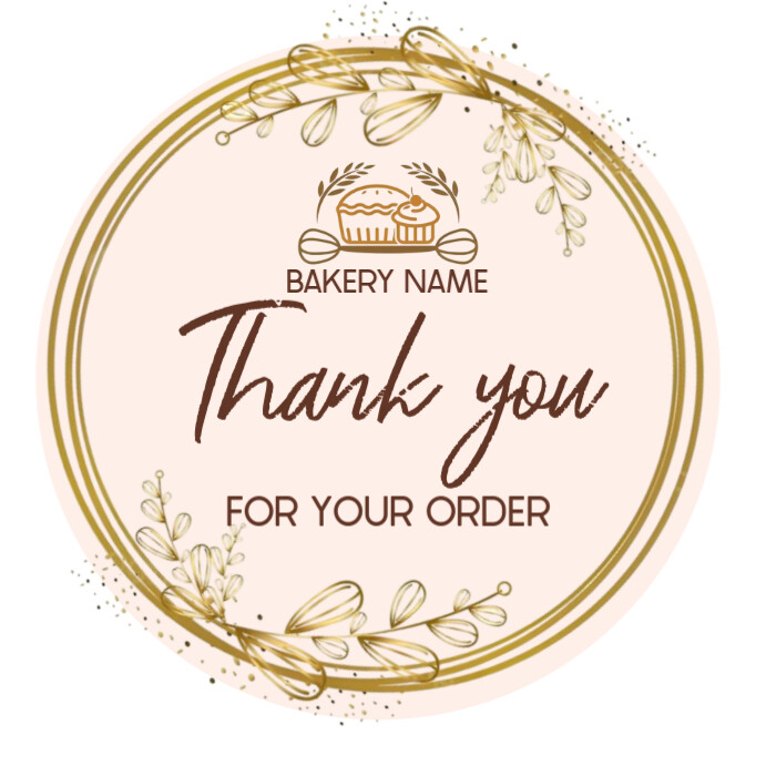 White Maximalist Thank You Label Instagram Post Template | PosterMyWall