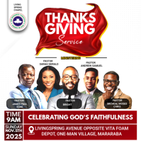 White Thanksgiving Church Service Instagram-opslag Template