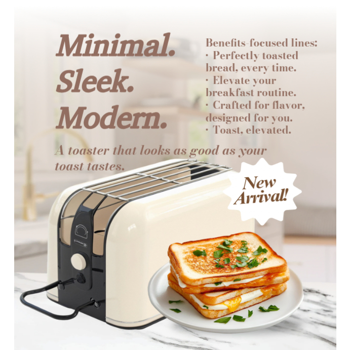 Toaster Product Promotion Template | PosterMyWall