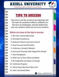 Success Tips Poster Success Tips Template Design | PosterMyWall