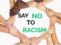 White Maximalist Unity And Equality  Yard Sign Gartenschild template