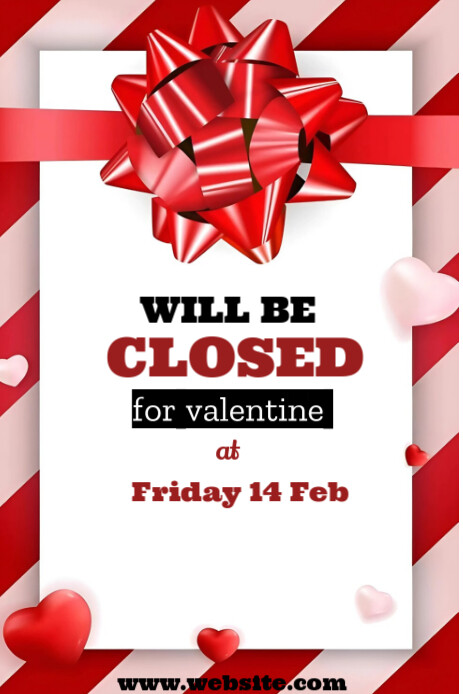 White Maximalist Valentine Closed  Pinterest Graphic template