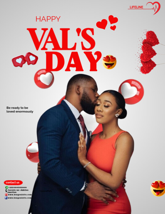 White Maximalist Valentines Flyer  Flyer (us Letter) template