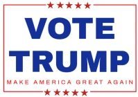 White Maximalist Vote Printable Signage A1 template