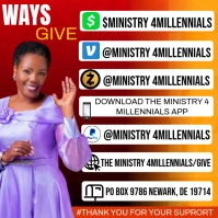 White Maximalist Ways To Give Instagram Post template