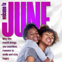 welcome to june Template | PosterMyWall