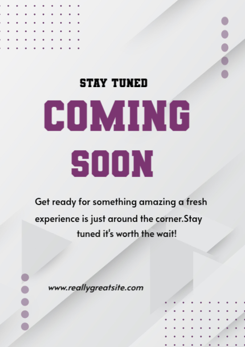 White Maximalist White  A4 template