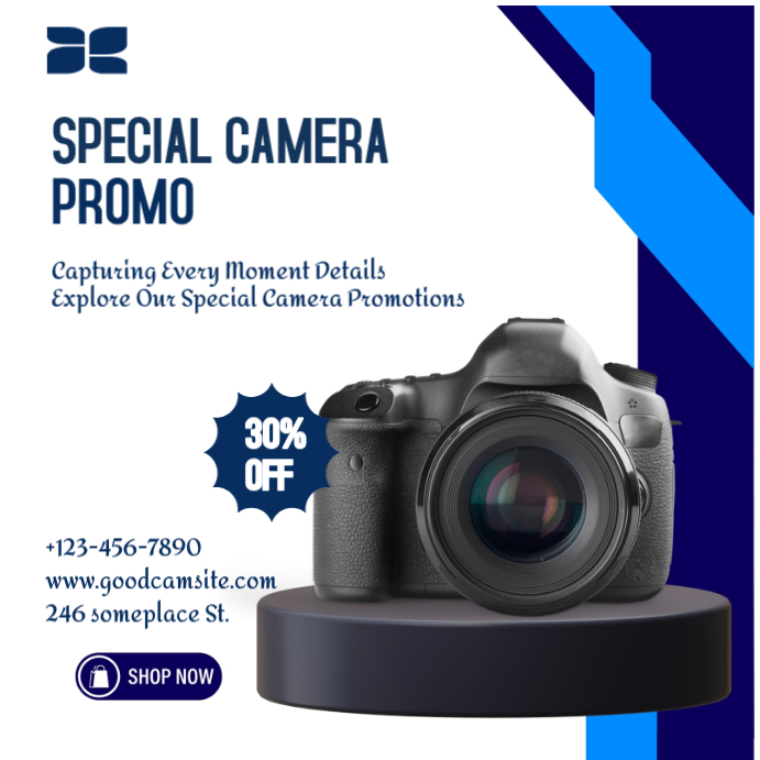 Camera Promotion Instagram Ad Template | PosterMyWall