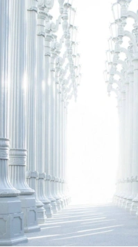 White Maximalist White Digital Display (9:16) template
