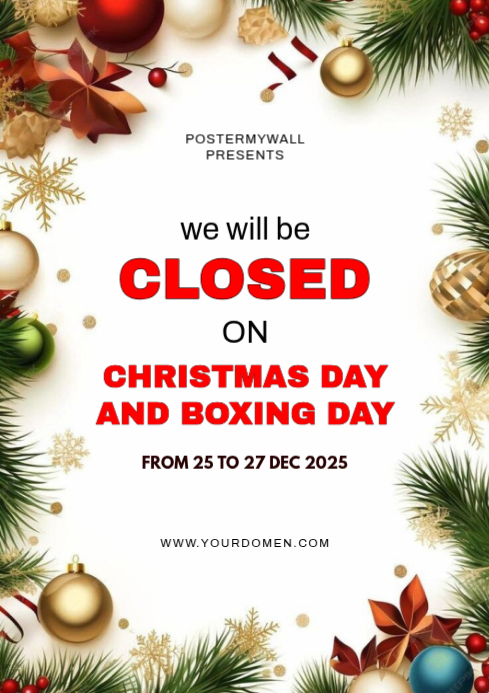 White Maximalist Will Will Ce Closed A4 template