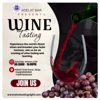 White Maximalist Wine Tasting Invitation Instagram Post template