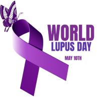 Blanco White Maximalist World Lupus Day Logo Ilogo Template