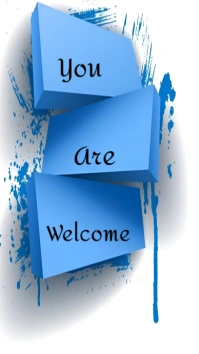 White Maximalist You Are Welcome  Instagram Story template