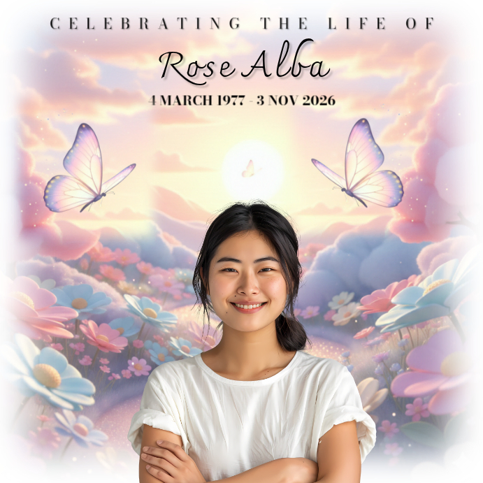 Copy of White Memorial Celebration Instagram Post | PosterMyWall