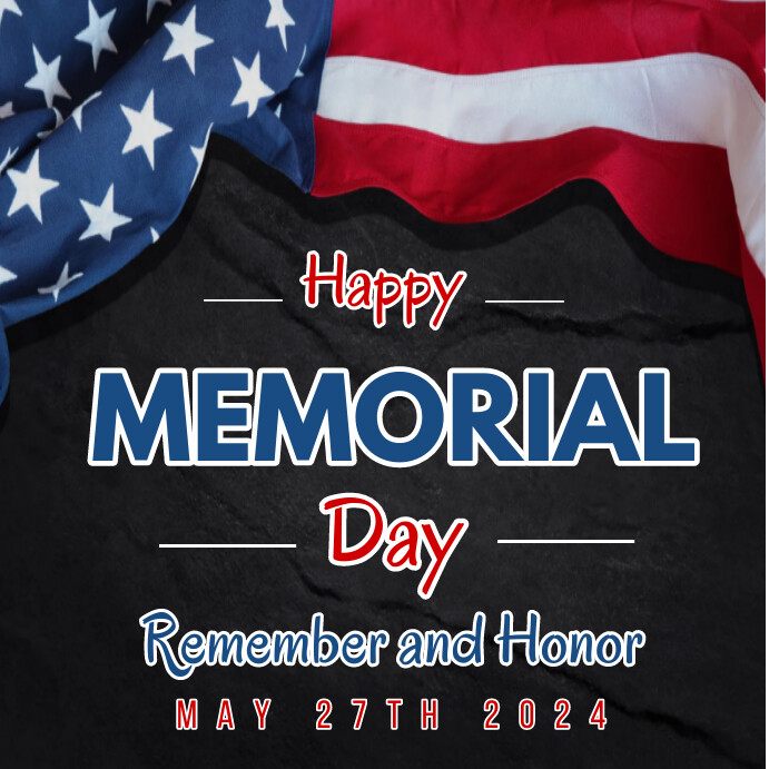Copy of White Memorial Day Greeting Instagram Post | PosterMyWall