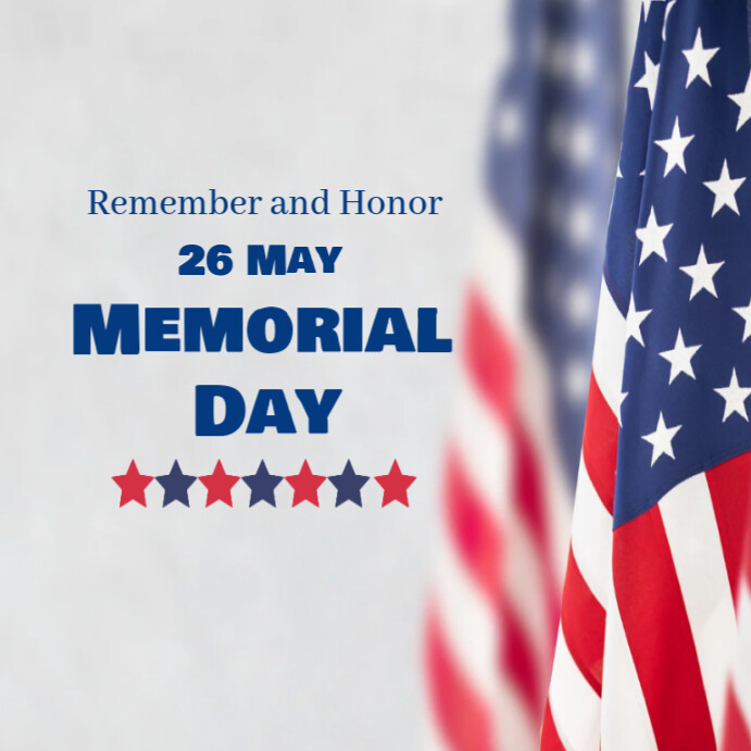Copy of White Memorial Day Instagram Post | PosterMyWall