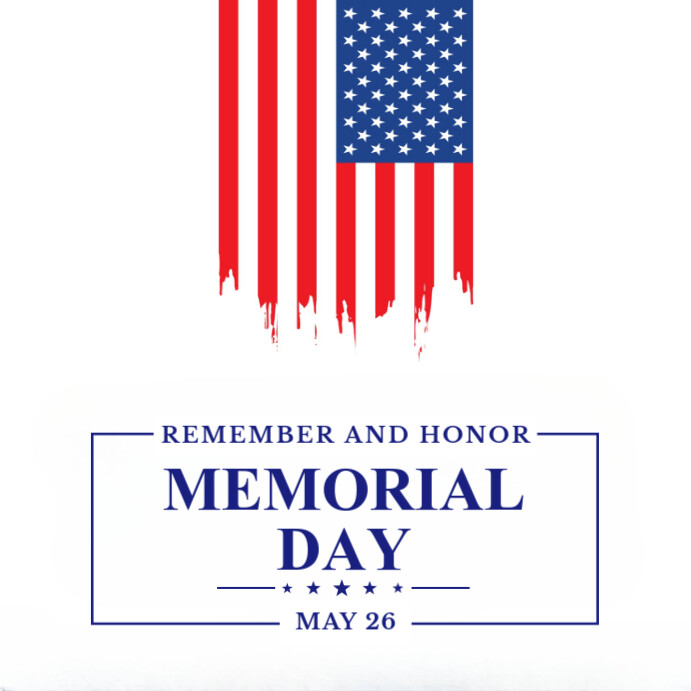 Copy of White Memorial Day Instagram Post | PosterMyWall
