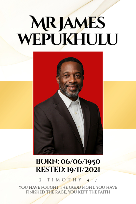 White Memorial Tribute Posters Template | PosterMyWall
