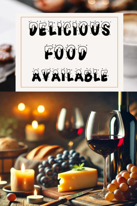 Dat Poster White Merlot Dat Poster Template | PosterMyWall