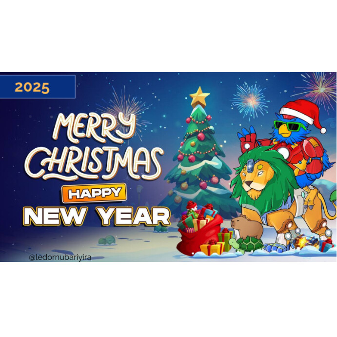 Copy of White Merry Christmas And Happy New Year Instagram Post ...