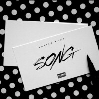 White  Mixtape Cover  Album Cover Capa de álbum template