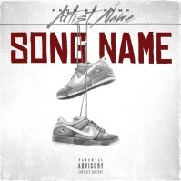 White Mixtape Cover Template Обложка Альбома