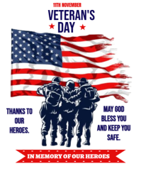 Putih Veterans Day Instagram Portrait Template