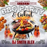 White Modern & Minimal Barbecue Instagram Post template
