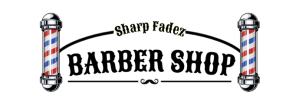 White Modern & Minimal Barber Shop Facebook Cover Photo template