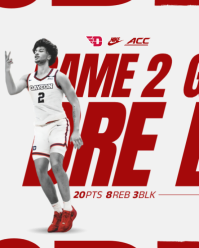白色 Basketball Game Highlight Instagram Portrait Template